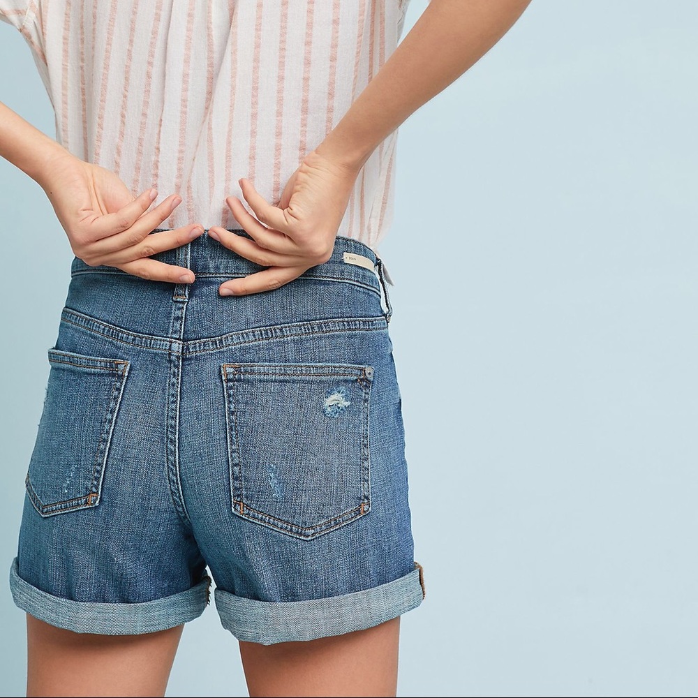 Pilcro Slim Boyfriend Denim Shorts